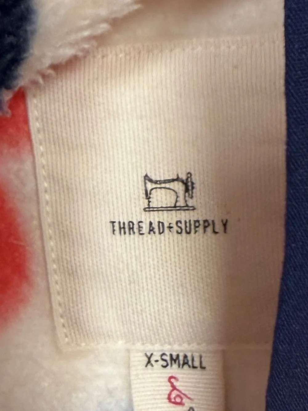 Thread + Supple soft cozy fleece, size XS - Picture 2 of 2